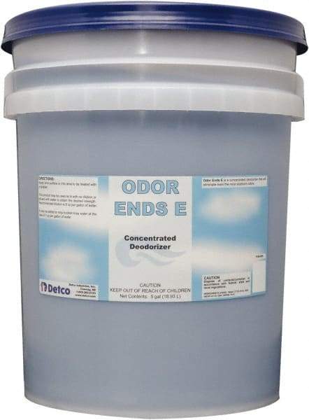 Detco - 5 Gal Pail Deodorizer - Liquid, Unscented, Concentrated, Environmentally Safe - Caliber Tooling