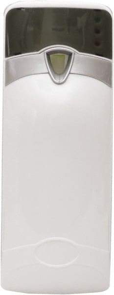 Detco - 0.01 Cu Ft Coverage, White Metered Aerosol Dispenser - D Battery Required - Caliber Tooling