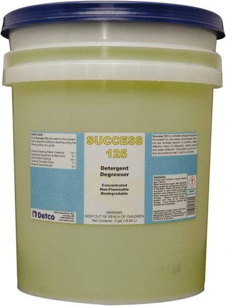 Detco - 5 Gal Bucket Cleaner/Degreaser - Liquid, Butyl-Based, Unscented - Caliber Tooling