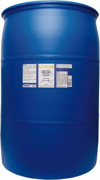 Detco - 55 Gal Drum Cleaner/Degreaser - Liquid, Alkaline, Unscented - Caliber Tooling