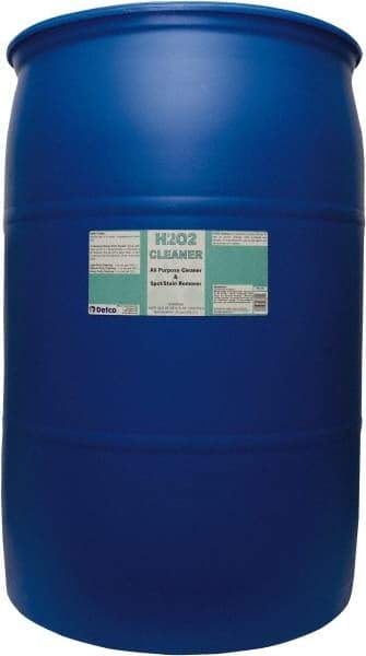 Detco - 55 Gal Drum All-Purpose Cleaner - Liquid, Peroxide, Unscented - Caliber Tooling