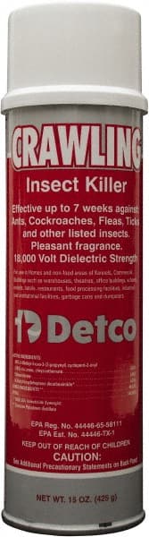 Detco - 20 fl oz Aerosol Crawling Insect Killer - Caliber Tooling