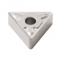 Seco - TNMG332 MF3 Grade TP3501 Carbide Turning Insert - Ti(C/N)/Al2O3 Finish, 60° Triangle, 3/8" Inscr Circle, 3/16" Thick, 1/32" Corner Radius - Caliber Tooling