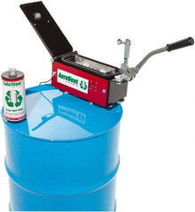 Made in USA - Aerosol Can Disposal - 11" High x 8" Wide x 30" Deep, For 30 & 55 Gal Drums - Caliber Tooling