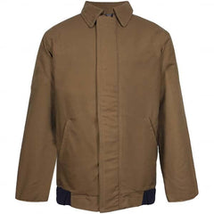 National Safety Apparel - Size S Brown Flame Resistant/Retardant Jacket/Coat - Exact Industrial Supply