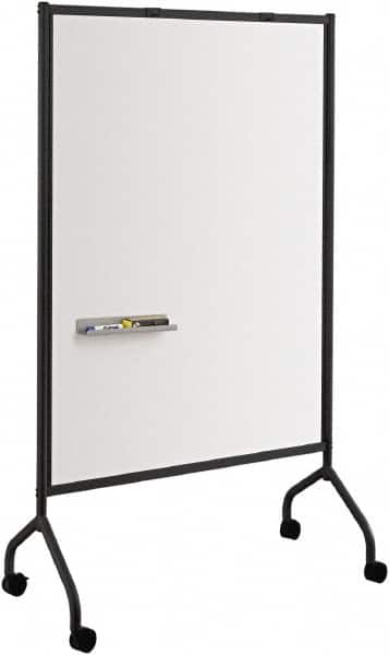 Safco - 72" High x 42" Wide Magnetic Wet/Dry Erase - Steel, 21-1/2" Deep, Includes Magnetic Accessory Tray, Dry Erase Markers, Eraser & Easel Pad Hooks - Caliber Tooling