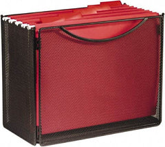 Safco - Black File Boxes-Storage - Steel, Mesh - Caliber Tooling