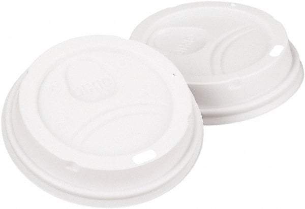 Dixie - Dome Drink-Thru Lids, 10-16 oz Perfectouch, 12-20 oz WiseSize Cup - White - Caliber Tooling