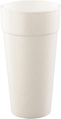 DART - Drink Foam Cups, Hot/Cold, 24 oz, 25/Bag, 20 Bags/Carton - White - Caliber Tooling