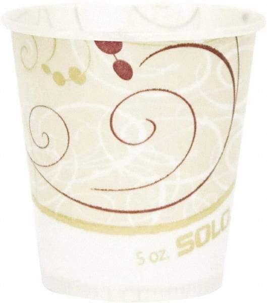 Solo - Paper Water Cups, Waxed, 5 oz, 100/Bag, 30 Bags/Carton - Multicolor - Caliber Tooling