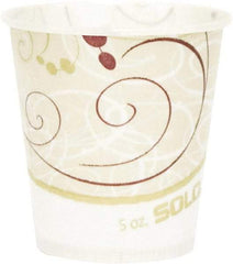 Solo - Paper Water Cups, Waxed, 5 oz, 100/Pack - Multicolor - Caliber Tooling