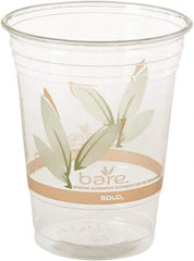 Solo - Bare Eco-Forward RPET Cold Cups, 16-18 oz, Clear, 50/Pack, 1000/Carton - Clear - Caliber Tooling