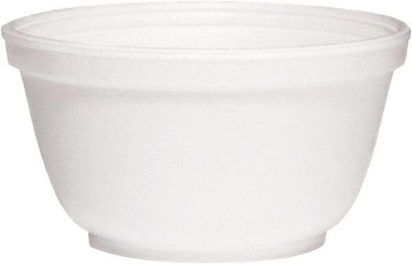 DART - Foam Bowls, 10 Ounces, Round - White - Caliber Tooling