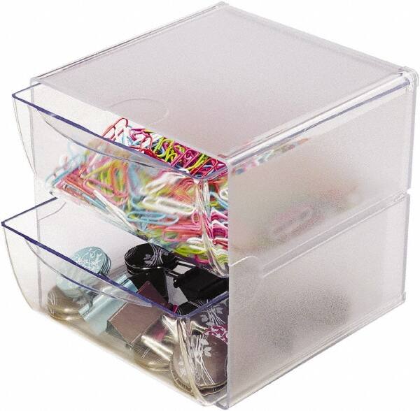 Deflect-o - Clear Desk Top Organizer - Plastic - Caliber Tooling