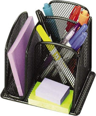 Safco - Black Desk Top Organizer - Steel - Caliber Tooling