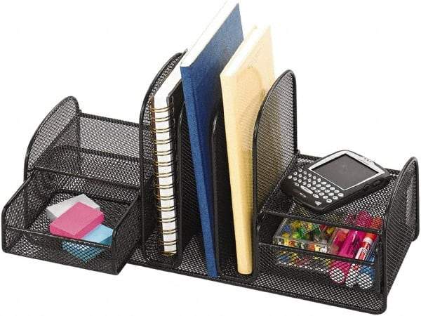 Safco - Black Document Organizer - Steel, Mesh - Caliber Tooling