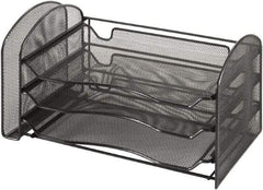 Safco - Black Combination File Sorter - Steel, Mesh - Caliber Tooling