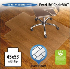 ES Robbins - 53" Long x 45" Wide, Chair Mat - Rectangular, Straight Edge Style - Caliber Tooling