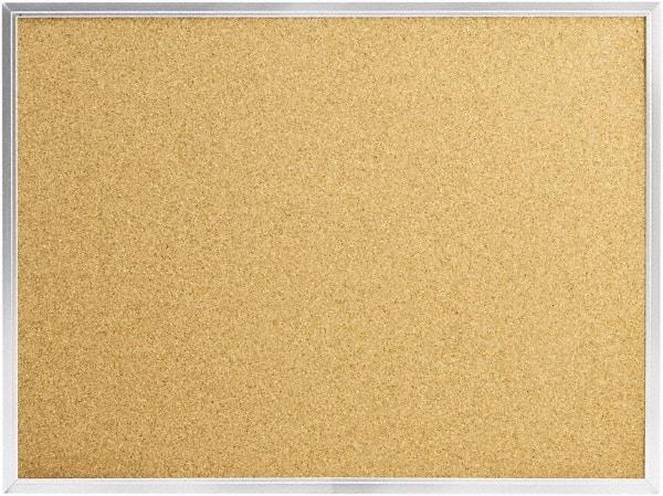 Mead - 24" Wide x 18" High Open Cork Bulletin Board - Natural (Color) - Caliber Tooling