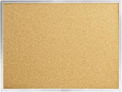 Mead - 24" Wide x 18" High Open Cork Bulletin Board - Natural (Color) - Caliber Tooling