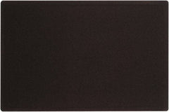 Quartet - 36" Wide x 24" High Cork Bulletin Board - Fabric, Black - Caliber Tooling