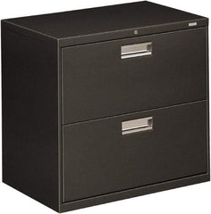 Hon - 30" Wide x 28-3/8" High x 19-1/4" Deep, 2 Drawer Roll-Out - Steel, Charcoal - Caliber Tooling