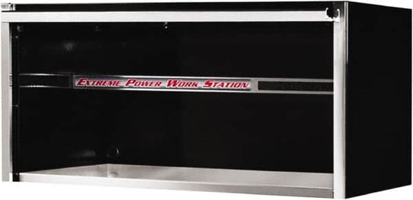 EXTREME TOOLS - Tool Storage Workstation - 55" Wide x 30" Deep x 26-3/8" High, 11 Gauge Steel, Black - Caliber Tooling