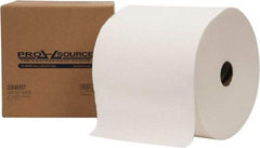 PRO-SOURCE - Dry General Purpose Wipes - Jumbo Roll, 12" x 12" Sheet Size, White - Caliber Tooling