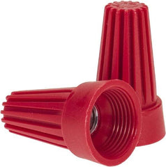 Ideal - 2, 14 to 4, 12 AWG, 600 Volt, Flame Retardant, Standard Twist on Wire Connector - Red, 221°F - Caliber Tooling