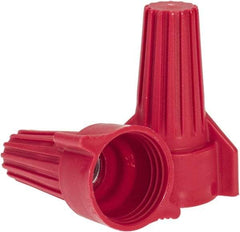 Ideal - 2, 14 to 5, 12 AWG, 600 Volt, Flame Retardant, Wing Twist on Wire Connector - Red, 221°F - Caliber Tooling