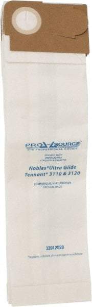 PRO-SOURCE - Meltblown Polypropylene & Paper Vacuum Bag - For Nobles Ultra Glide V-DMU-15, Tennant 3110 & 3120 - Caliber Tooling