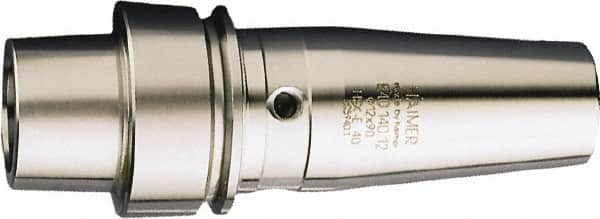 HAIMER - 3/16" Hole Diam, HSK40E Taper Shank Shrink Fit Tool Holder & Adapter - 2.36" Projection, 0.39" Nose Diam, 0.59" Clamping Depth, 25,000 RPM - Exact Industrial Supply