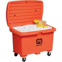 Spill Kits; Kit Type: Oil Based Liquids Spill Kit; Container Type: Chest; Absorption Capacity: 74 gal; Color: Orange; Portable: Yes; Capacity per Kit (Gal.): 74 gal