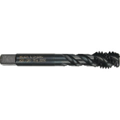 ‎#8 - 32 NC 3-Flute, H2 Semi-Bottoming Series/List # 2091 Spiral Flute Tap - Caliber Tooling