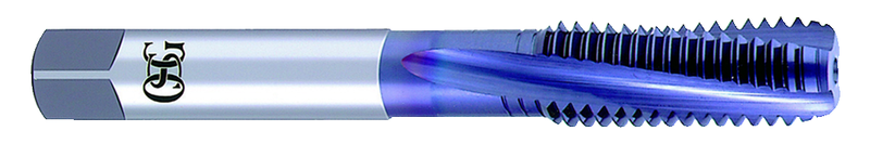 M2 x 0.4 Dia. - STI - D2 - 2 FL - Spiral Flute Semi-Bottoming Tap - Caliber Tooling