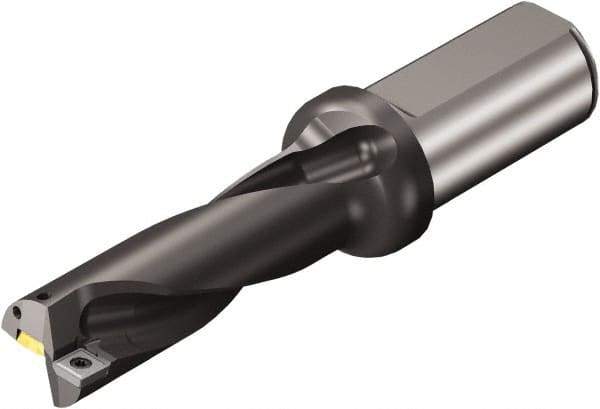 Sandvik Coromant - 156mm Max Drill Depth, 4xD, 39mm Diam, Indexable Insert Drill - 40mm Shank Diam, 40 Cylindrical Shank - Caliber Tooling