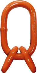 CM - 100 Grade Powder Coated Steel Oblong Link Assembly - 1-1/4" Diameter, 39,000 Lb Load Limit - Caliber Tooling