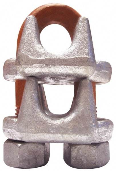 CM - 1/2" Piggyback Wedge Socket Clip - 1/2 - 13, 1.19" Between Centers, Galvanized - Caliber Tooling