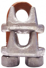 CM - 1/2" Piggyback Wedge Socket Clip - 1/2 - 13, 1.19" Between Centers, Galvanized - Caliber Tooling