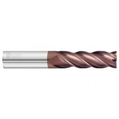 3/16 Dia. x 2-1/2 Overall Length 4-Flute .030 C/R Solid Carbide SE End Mill-Round Shank-Center Cut-FC20 - Caliber Tooling