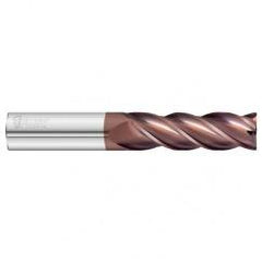 3/16 Dia. x 2-1/2 Overall Length 4-Flute .030 C/R Solid Carbide SE End Mill-Round Shank-Center Cut-FC20 - Caliber Tooling