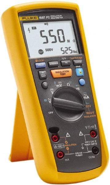 Fluke - 7 Piece, Digital Multimeter Kit - 1,000 Volt Max - Caliber Tooling