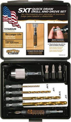 Montana - 10 Piece, Quick Draw Drill & Drive Set - 0.05 to 1/4" Hex, 1/4" Drive - Caliber Tooling