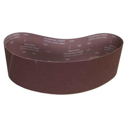 4″ × 36″ Metalite R255 Narrow Belt 50 Grit Aluminum Oxide - Caliber Tooling