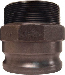 Dixon Valve & Coupling - 2" Malleable Iron Cam & Groove Suction & Discharge Hose Male Adapter Male NPT Thread - Part F, 2" Thread, 250 Max psi - Caliber Tooling