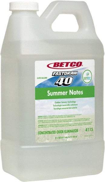 Betco - 2 L Bottle Air Freshener - Liquid, Summer Notes Scent, Concentrated - Caliber Tooling