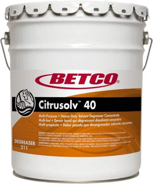 Betco - 5 Gal Bucket Cleaner/Degreaser - Liquid, Citrus - Caliber Tooling