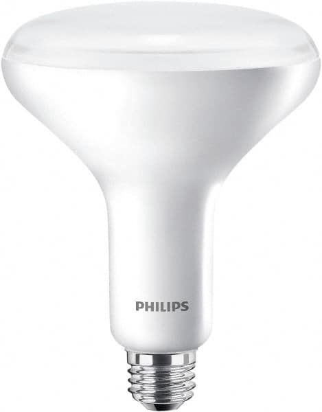 Philips - 9 Watt LED Flood/Spot Medium Screw Lamp - 2,700°K Color Temp, 650 Lumens, 120 Volts, Dimmable, Shatter Resistant, BR40, 25,000 hr Avg Life - Caliber Tooling