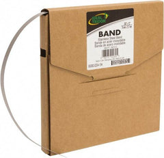 IDEAL TRIDON - Stainless Steel Banding Strap Roll - 3/4" Wide x 0.02" Thick - Caliber Tooling