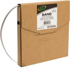 IDEAL TRIDON - Stainless Steel Banding Strap Roll - 1/4" Wide x 0.02" Thick - Caliber Tooling